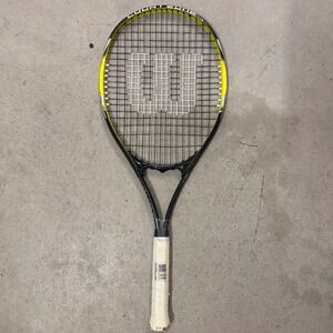 Wilson Court Zone Tennis Racquet Power Bridge Technology Yellow Black Grip 4 3/8
